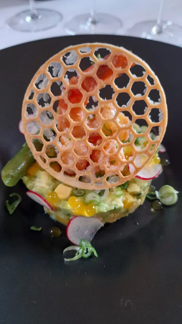 Michelin-ravintolan ruoka-annos